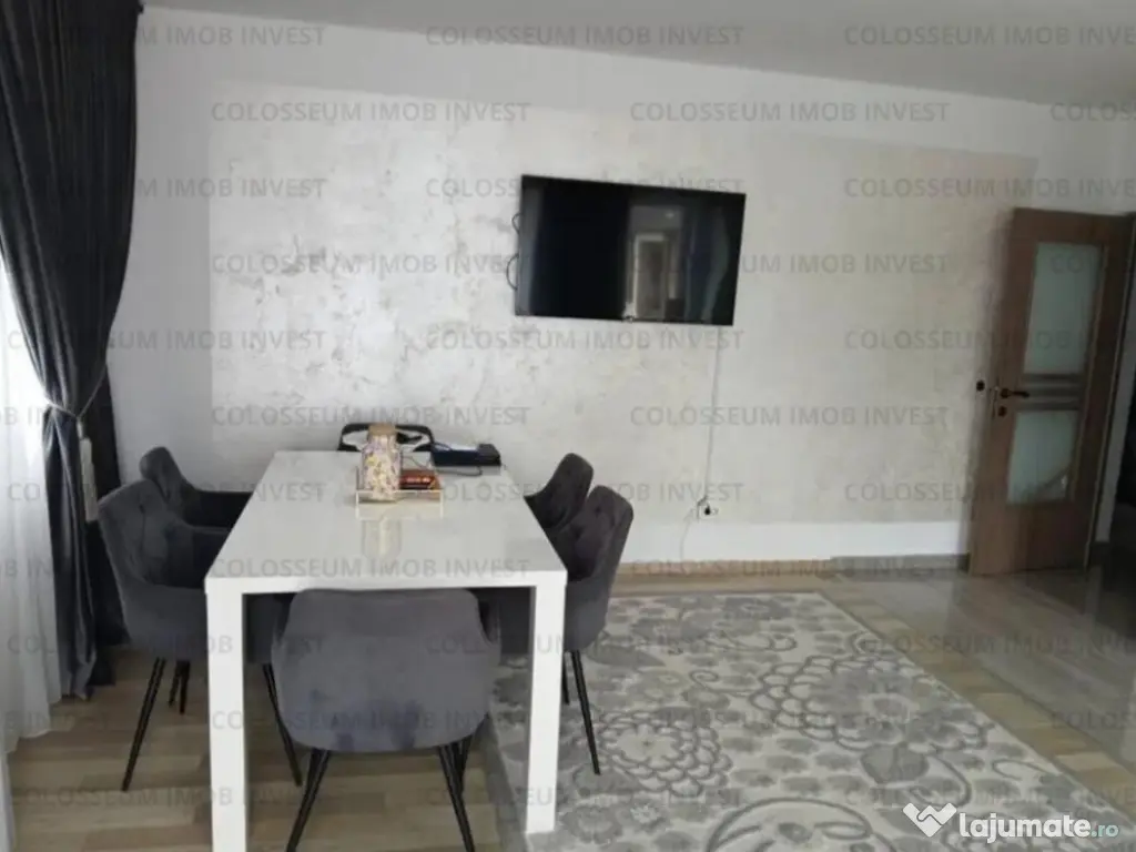 Apartament bloc nou, 3 camere, decomandat, mobilat, utilat, Tractorul!