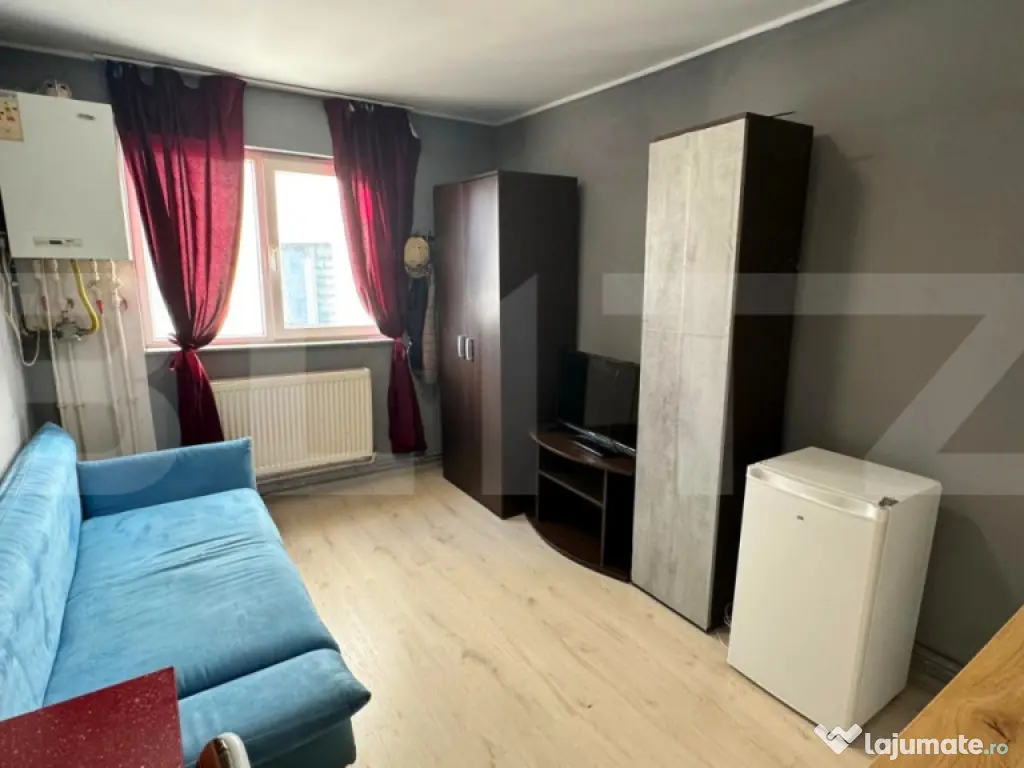Garsoniera de vanzare, 20 mp, bloc reabilitat