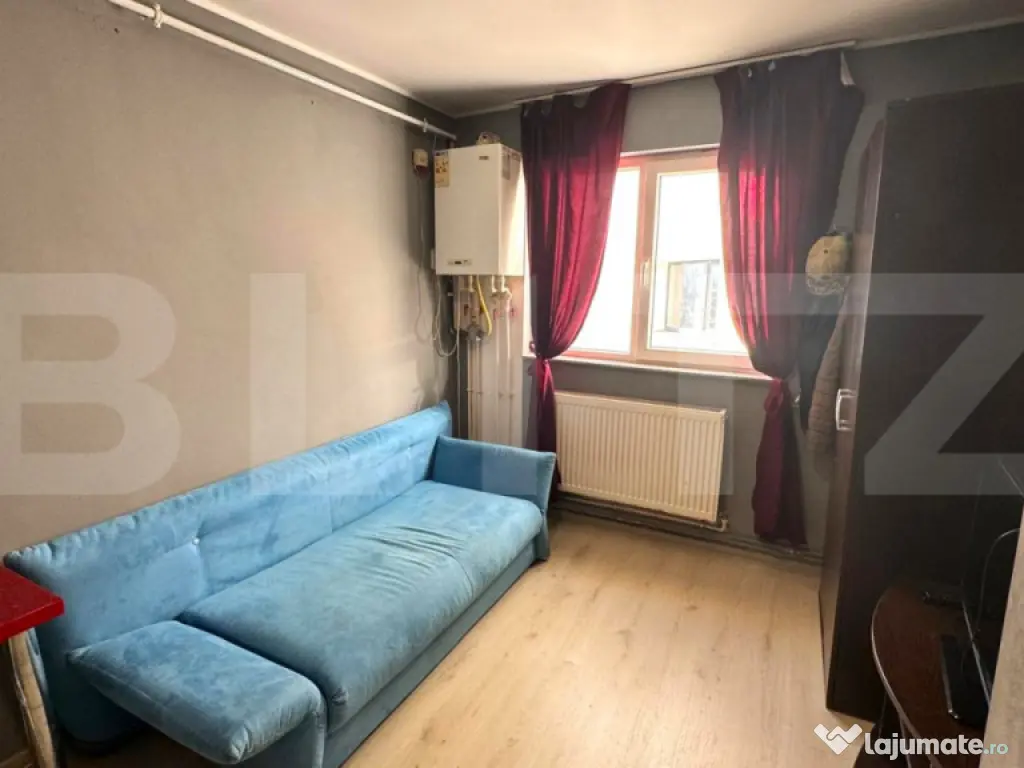 Garsoniera de vanzare, 20 mp, bloc reabilitat