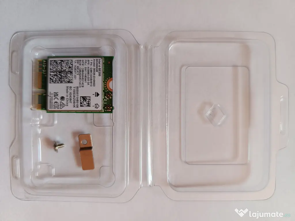 Placă wireless Wi-Fi 7 Intel BE200 NGW M.2/NGFF, Bluetooth 5.4, 5800 Mbp_NOU