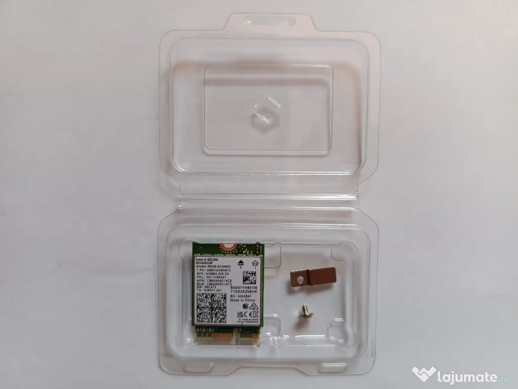 Placă wireless Wi-Fi 7 Intel BE200 NGW M.2/NGFF, Bluetooth 5.4, 8,8 Gbps_NOU