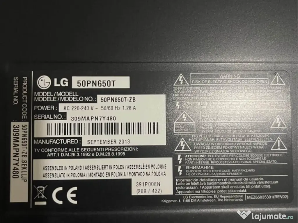 Televizoare pt piese 