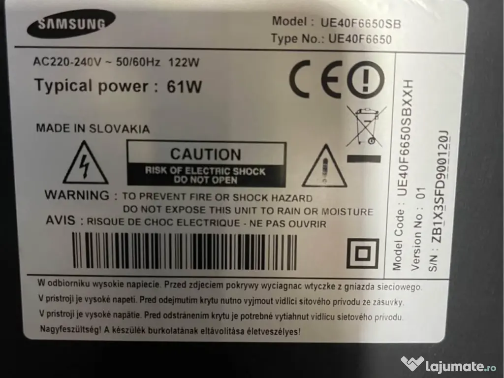 Televizoare pt piese 