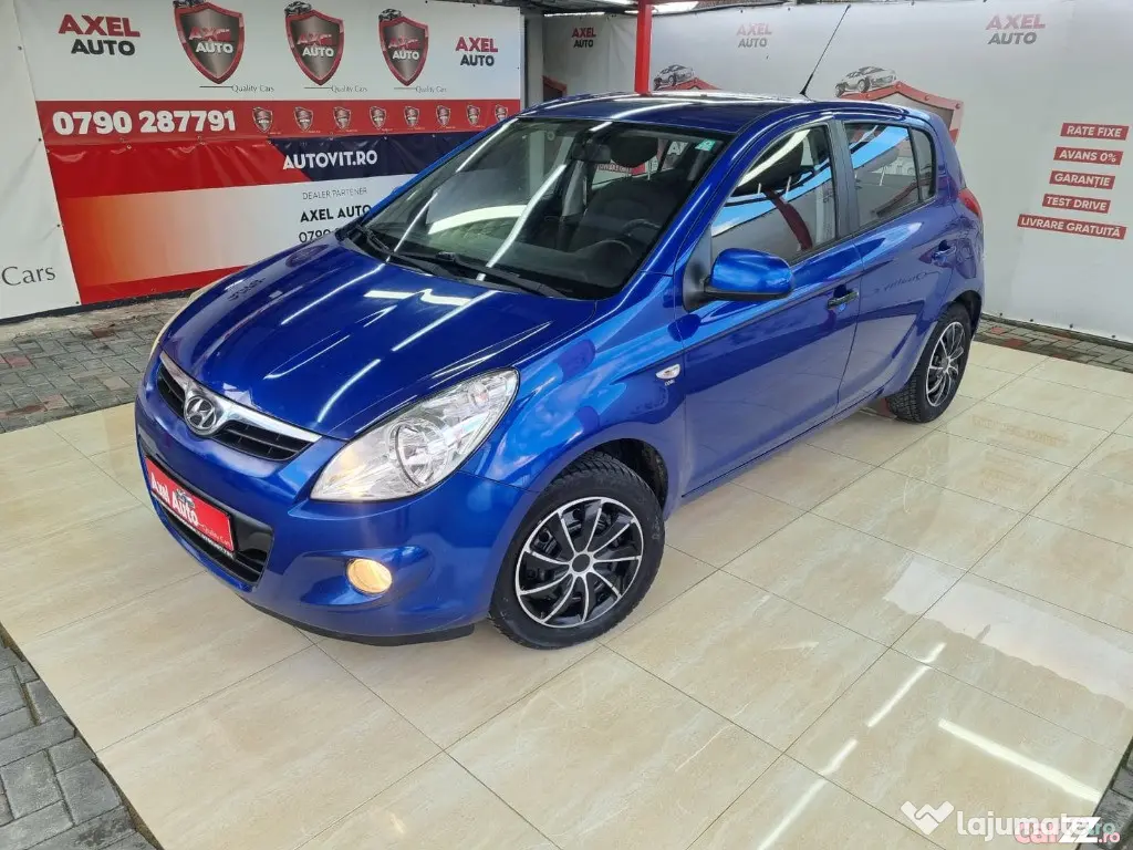 Hyundai i20, an 2009, motor 1.3benzina, rate fixe, avans 0%, livrare gratuita 
