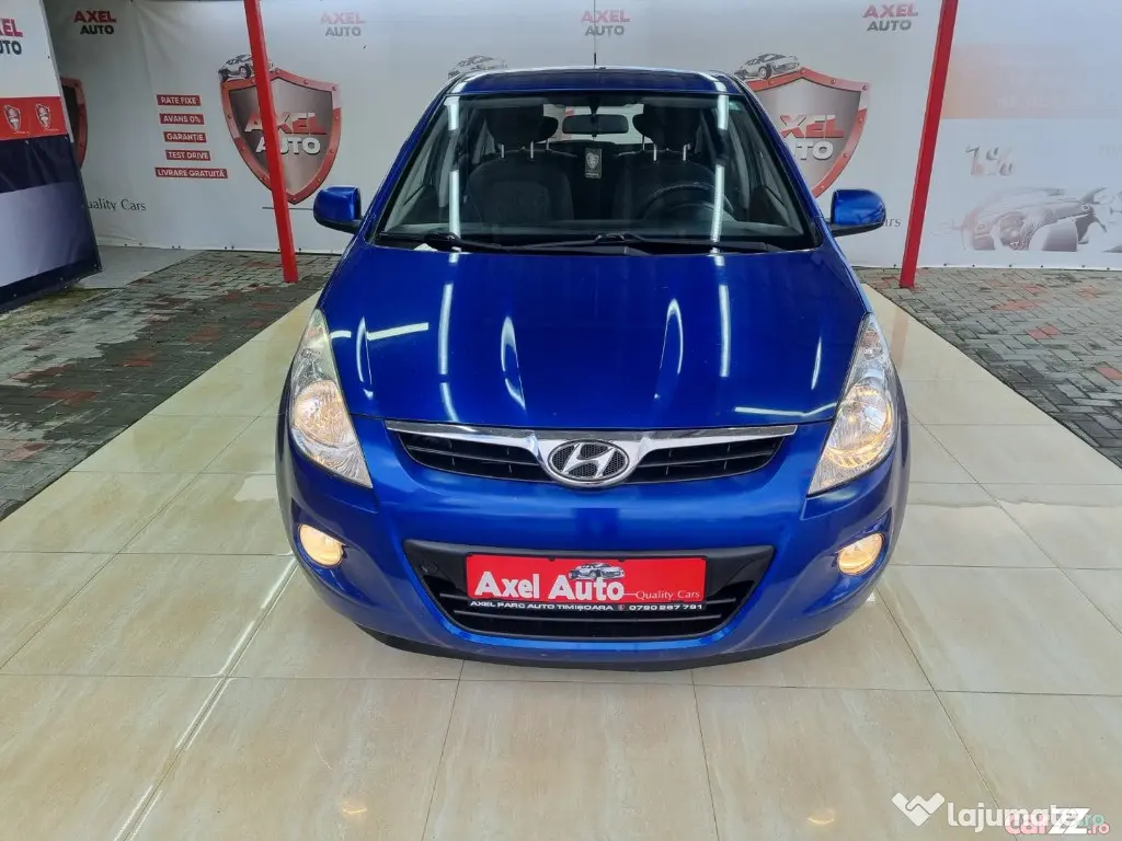 Hyundai i20, an 2009, motor 1.3benzina, rate fixe, avans 0%, livrare gratuita 