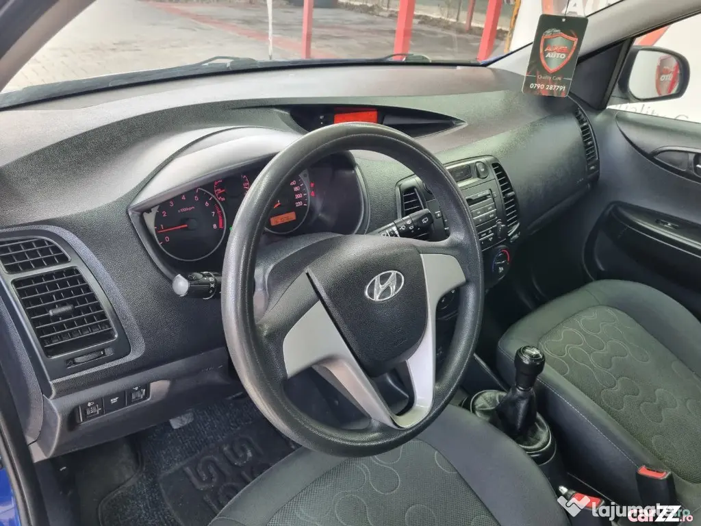 Hyundai i20, an 2009, motor 1.3benzina, rate fixe, avans 0%, livrare gratuita 