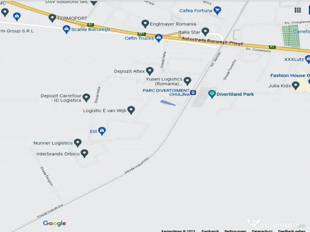 Teren construcții industriale 14000mp, A1-Centura, Domnesti