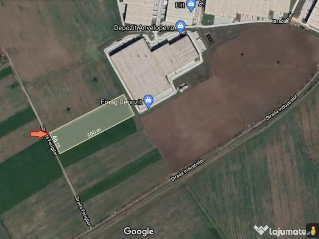 Teren construcții industriale 14000mp, A1-Centura, Domnesti