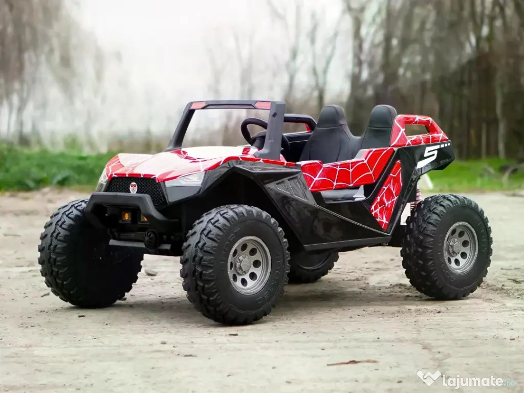 UTV electric pentru 4 copii, Kinderauto BJX1928 24V 14Ah , 500W Red Spider