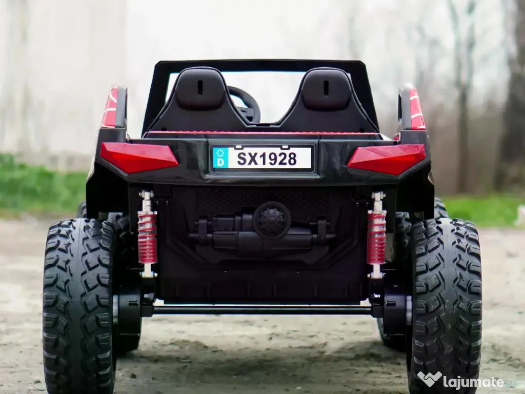 UTV electric pentru 4 copii, Kinderauto BJX1928 24V 14Ah , 500W Red Spider