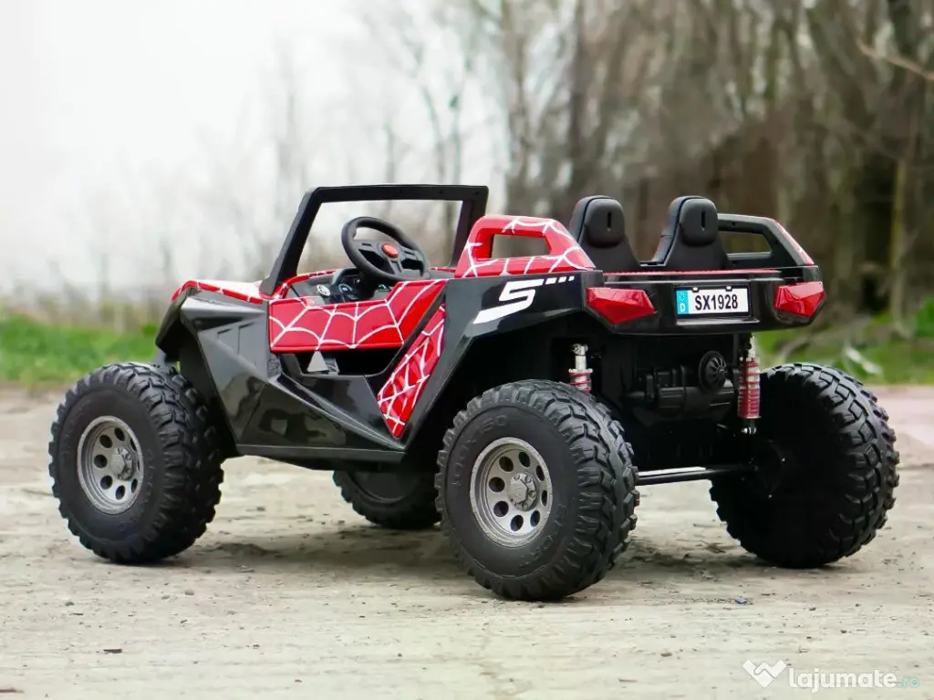UTV electric pentru 4 copii, Kinderauto BJX1928 24V 14Ah , 500W Red Spider