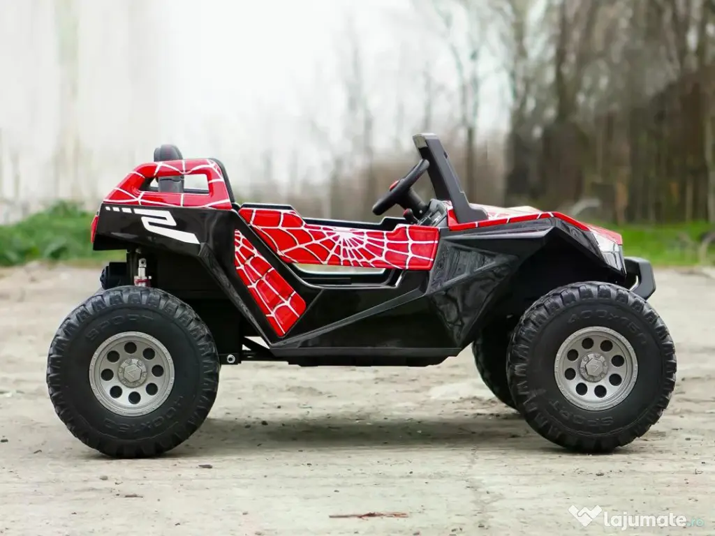 UTV electric pentru 4 copii, Kinderauto BJX1928 24V 14Ah , 500W Red Spider