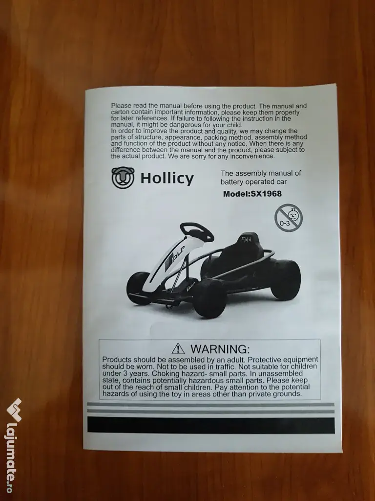 Kart electric pentru copii 6-11 ani HOLLICY SX1968