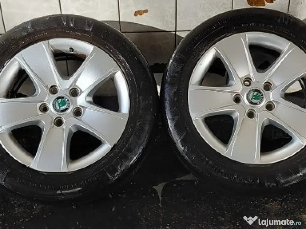 Set Jante Aliaj Originale Skoda r16 