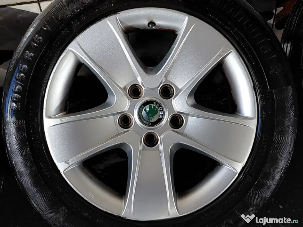 Set Jante Aliaj Originale Skoda r16 