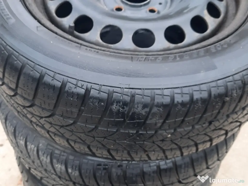jante tabla cu anvelope de iarnă,205/55/R16,vw,skoda,100 e, 