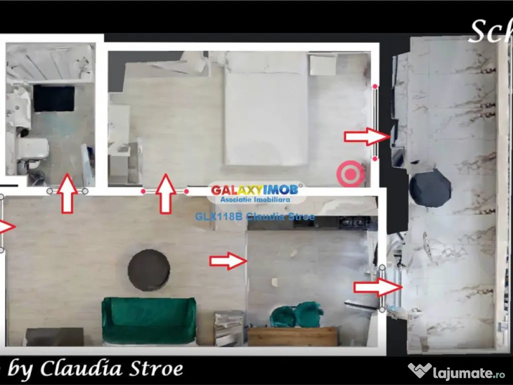 APARTAMENT 2 CAMERE DIMITRIE LEONIDA - METROU BERCENI 