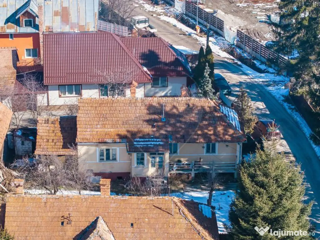 Teren de Vis în Tărlungeni cu Căsuță din Lemn – Li...