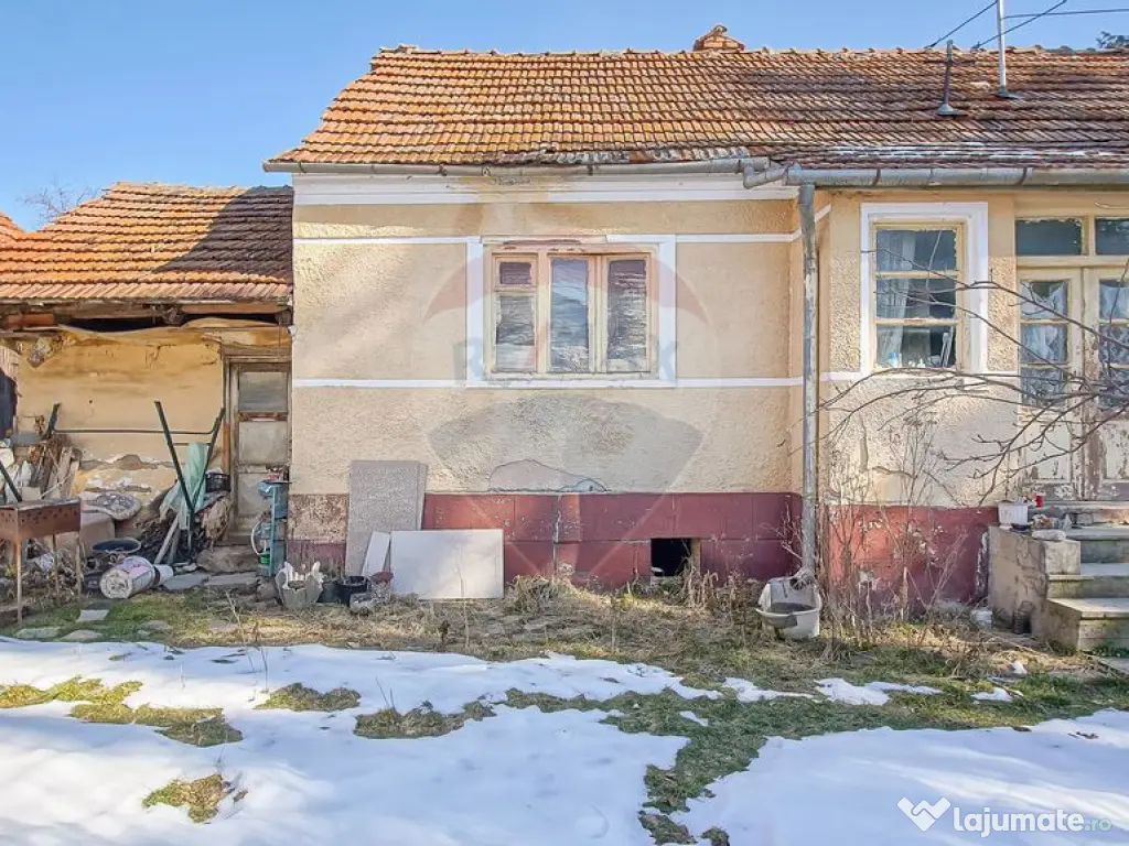 Teren de Vis în Tărlungeni cu Căsuță din Lemn – Li...