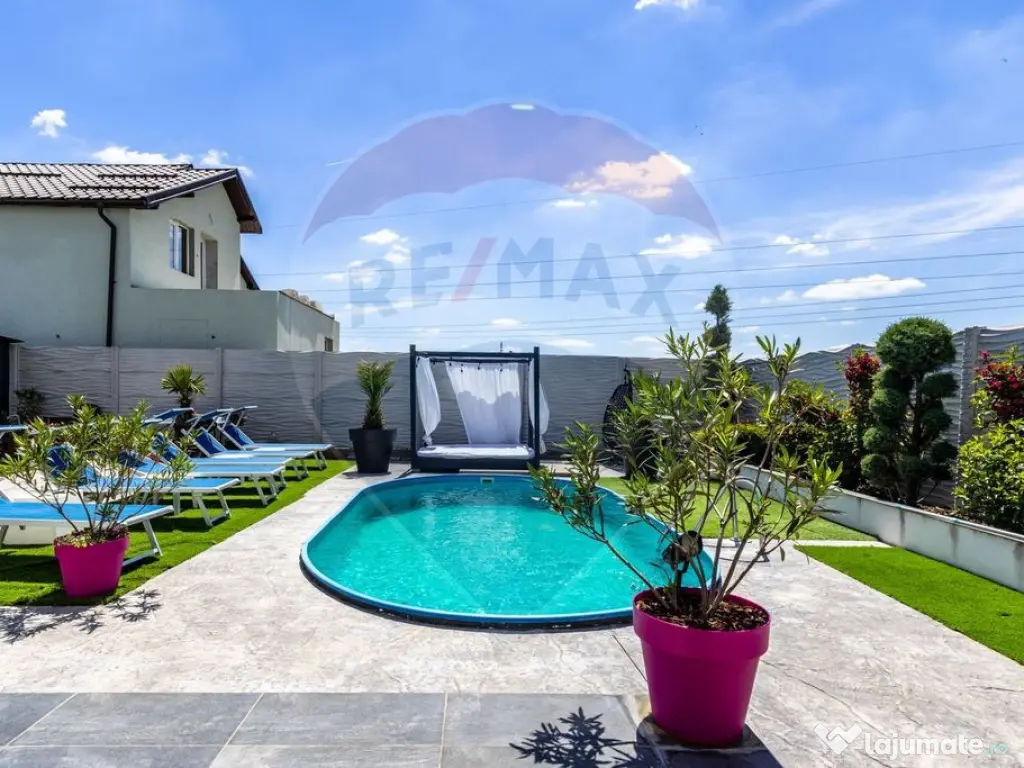 Vilă de lux cu piscina de închiriat 
