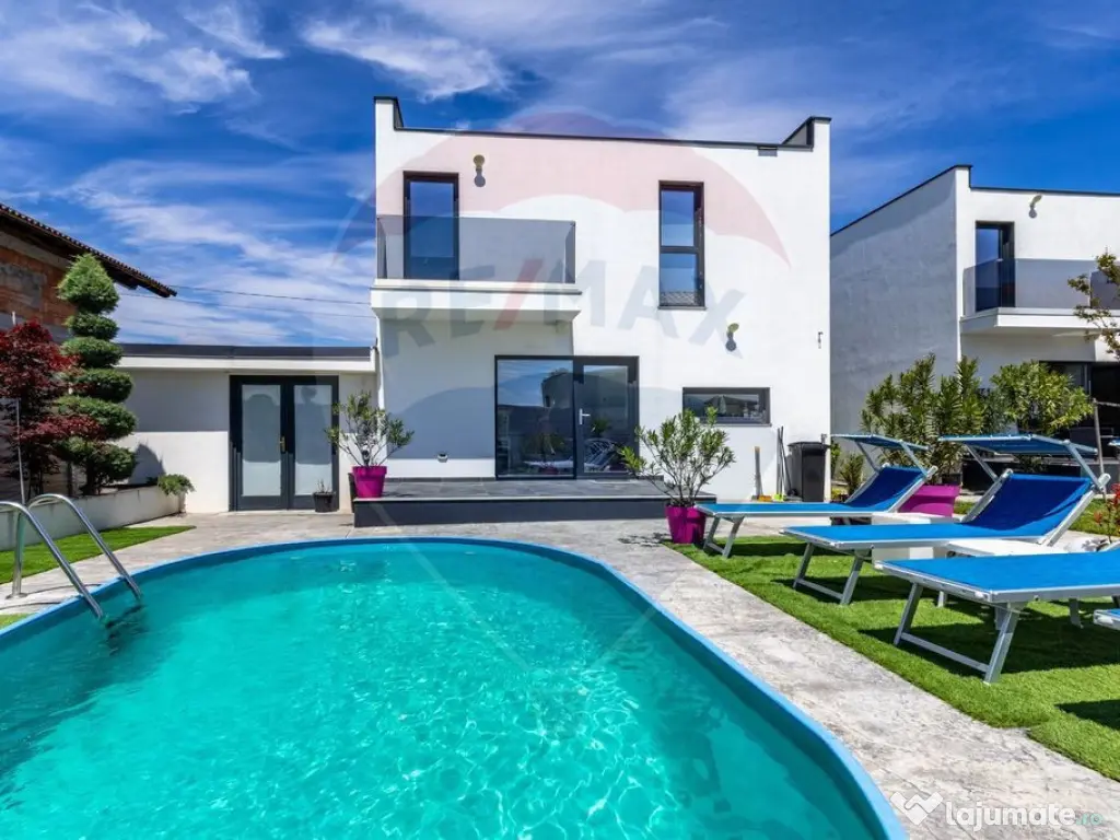 Vilă de lux cu piscina de închiriat 