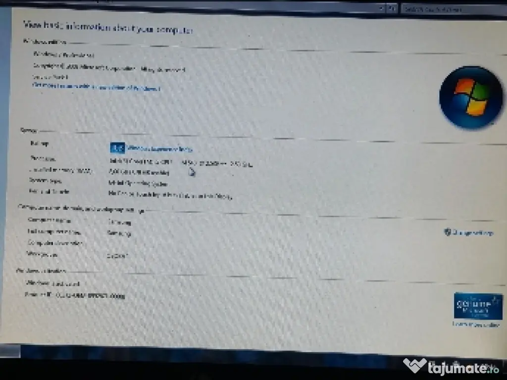 Laptop HP Elitebook-2540p 8Gb Ram, licența windows 