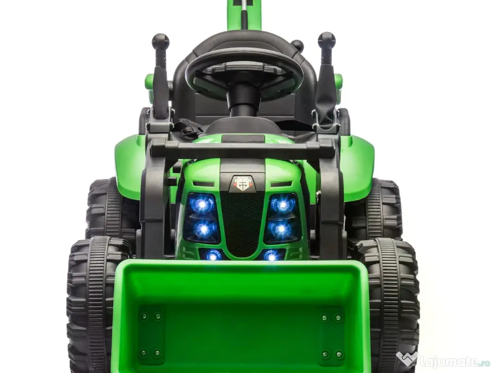 Tractoras electric pentru copii Kinderauto BJEJ1588E 2x35W, 12V Green 