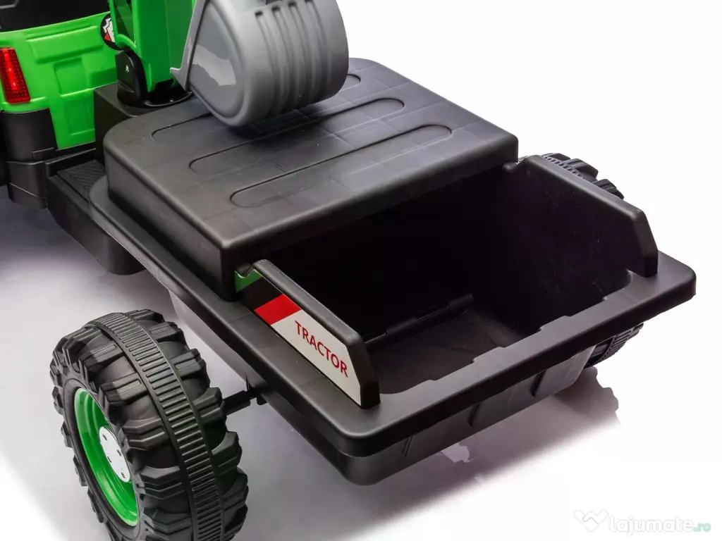 Tractoras electric pentru copii Kinderauto BJEJ1588E 2x35W, 12V Green 