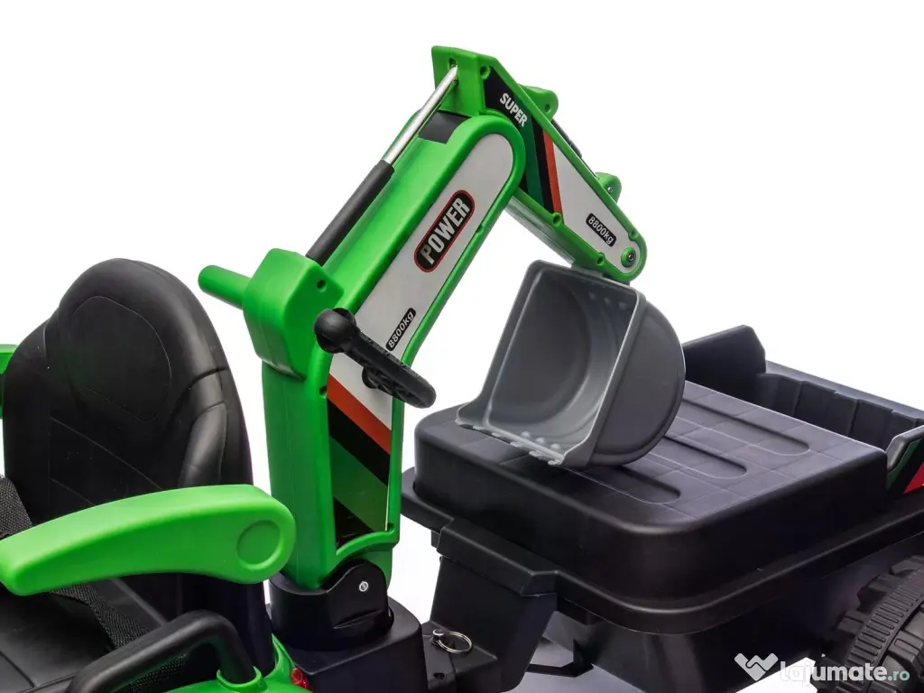 Tractoras electric pentru copii Kinderauto BJEJ1588E 2x35W, 12V Green 