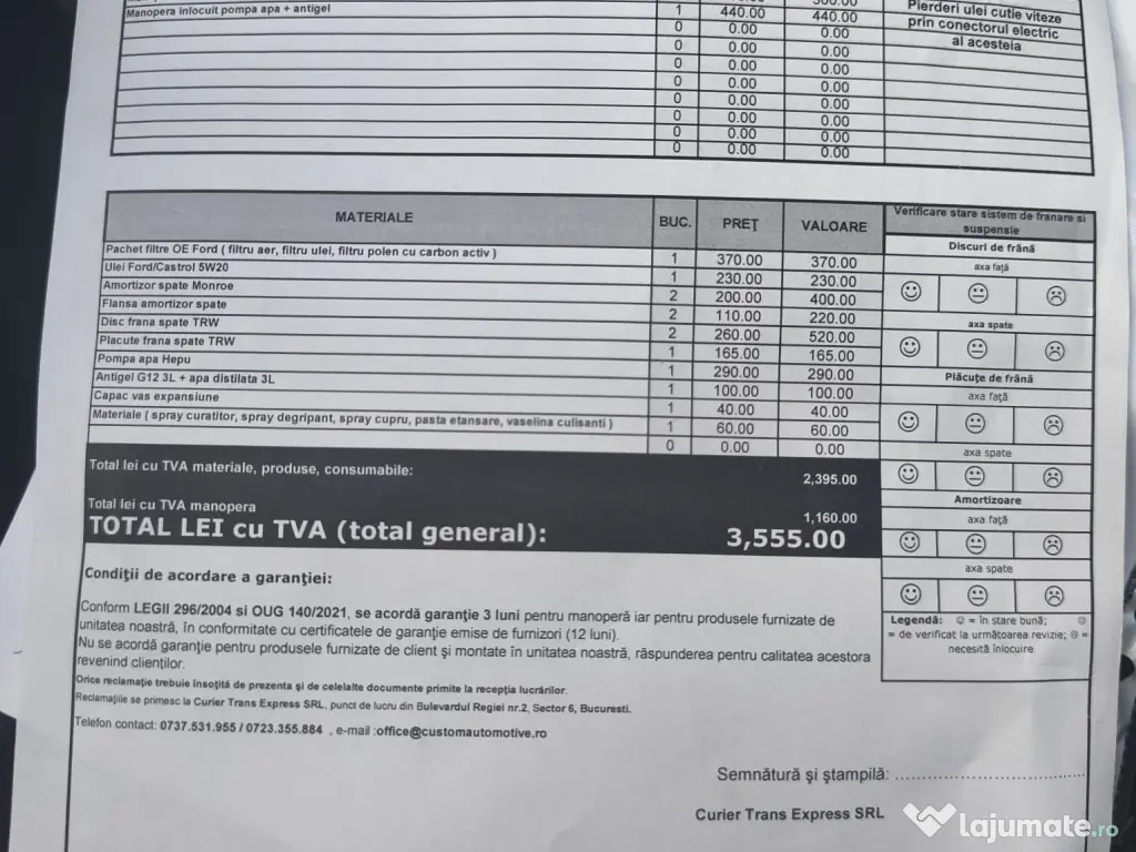 Ford Ecosport 73000km Automat an 2019- 10700euro