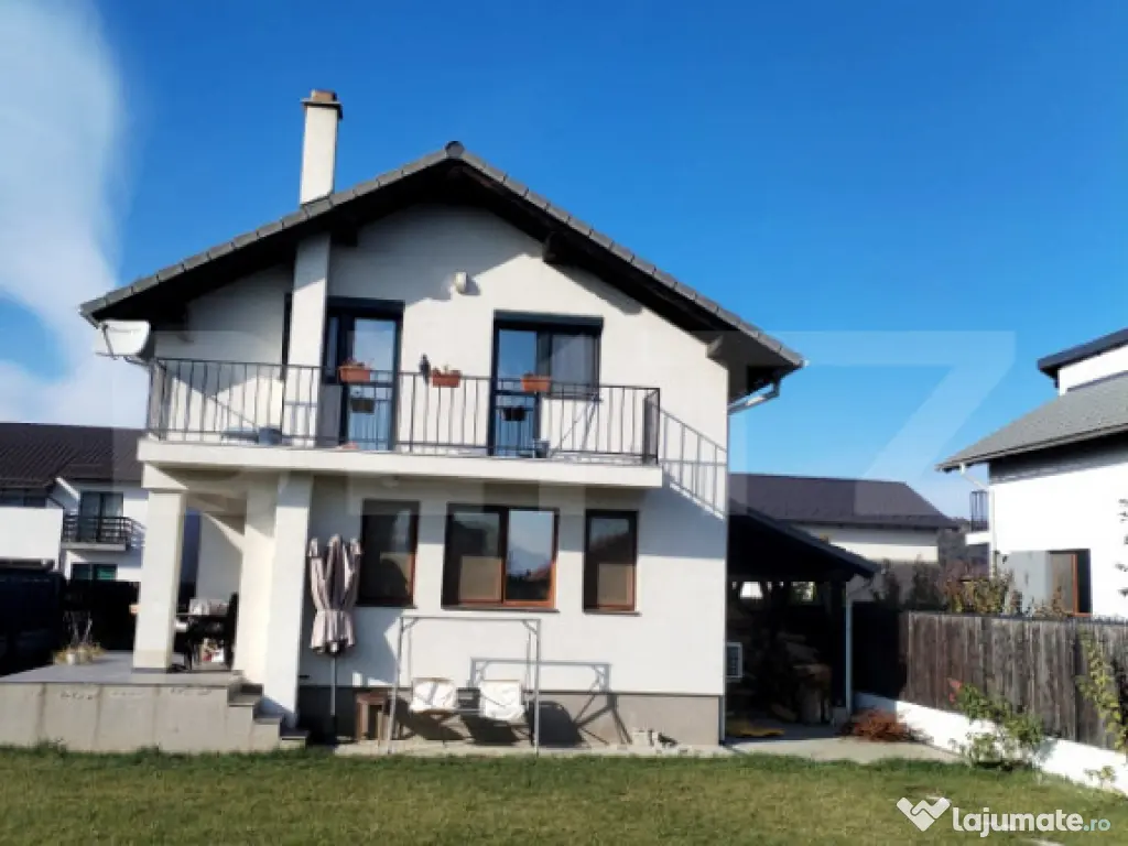 Casă cu etaj în Sânpetru – 113 mp utili, teren 500 mp, 