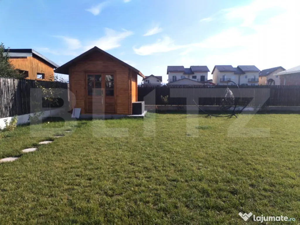 Casă cu etaj în Sânpetru – 113 mp utili, teren 500 mp, 