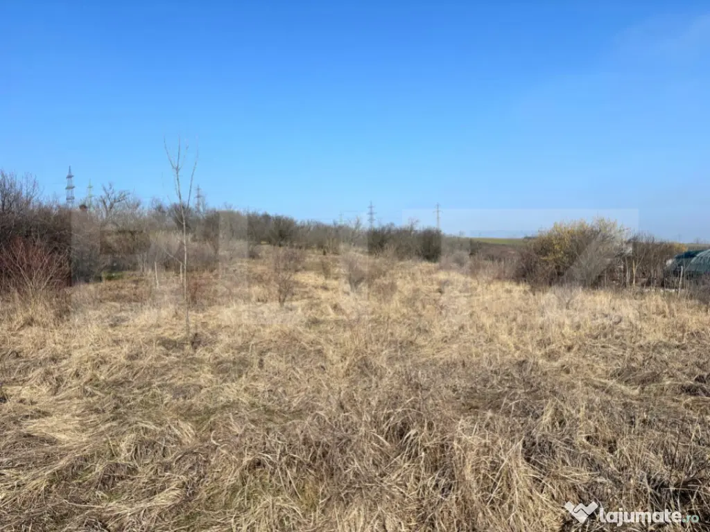 Teren IV 5.358 mp, front 30 ml, toate utilitățile, Teișan 