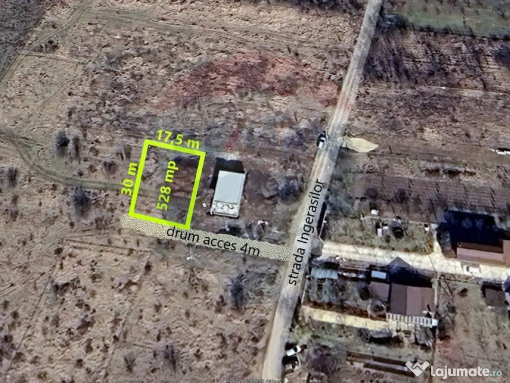 Teren construcție casă P+E+M – 528 mp, Peris, Ilfov, ... 