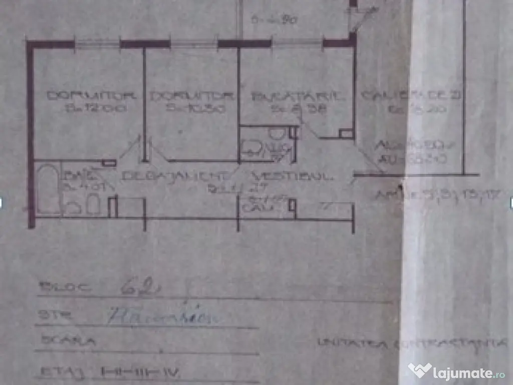 Vanzare apartament 3 camere PB - Rogerius (Oradea) 