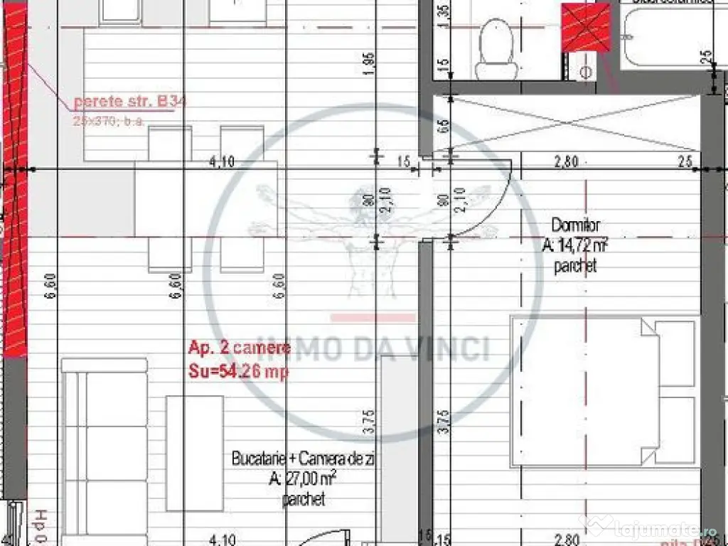 Apartement 2 camere 55mp bloc NOU Marasti | Bulgaria Cluj...