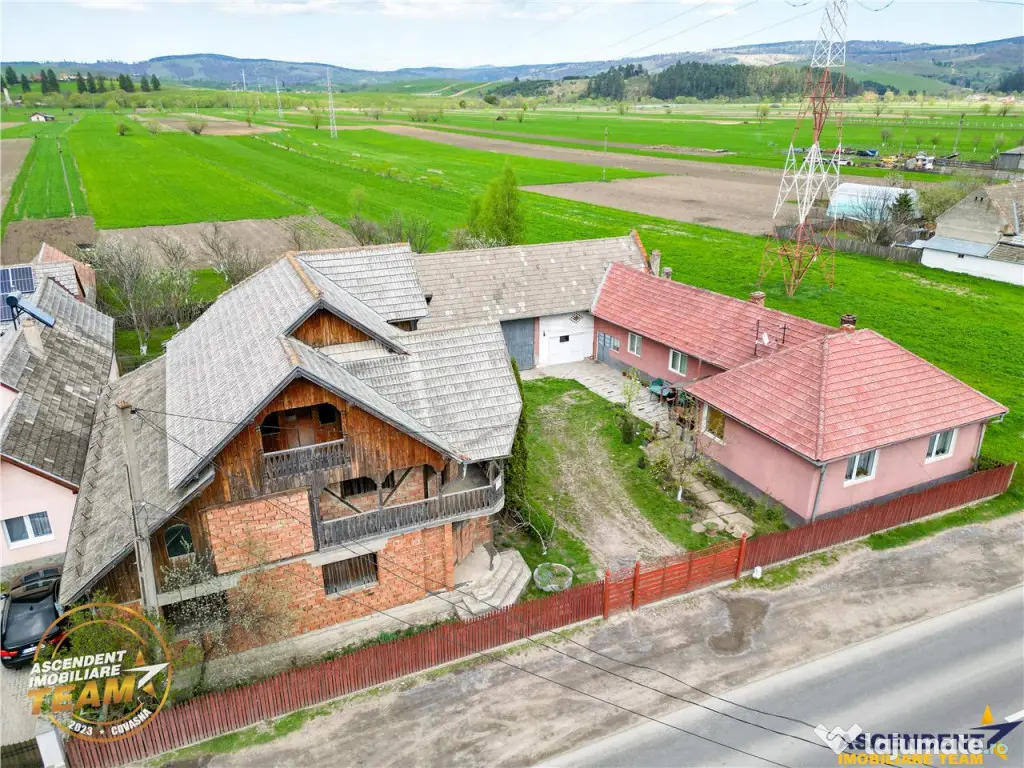 Ansamblu:doua case anexe domeniu de 10.101mp, Intorsura Buza 