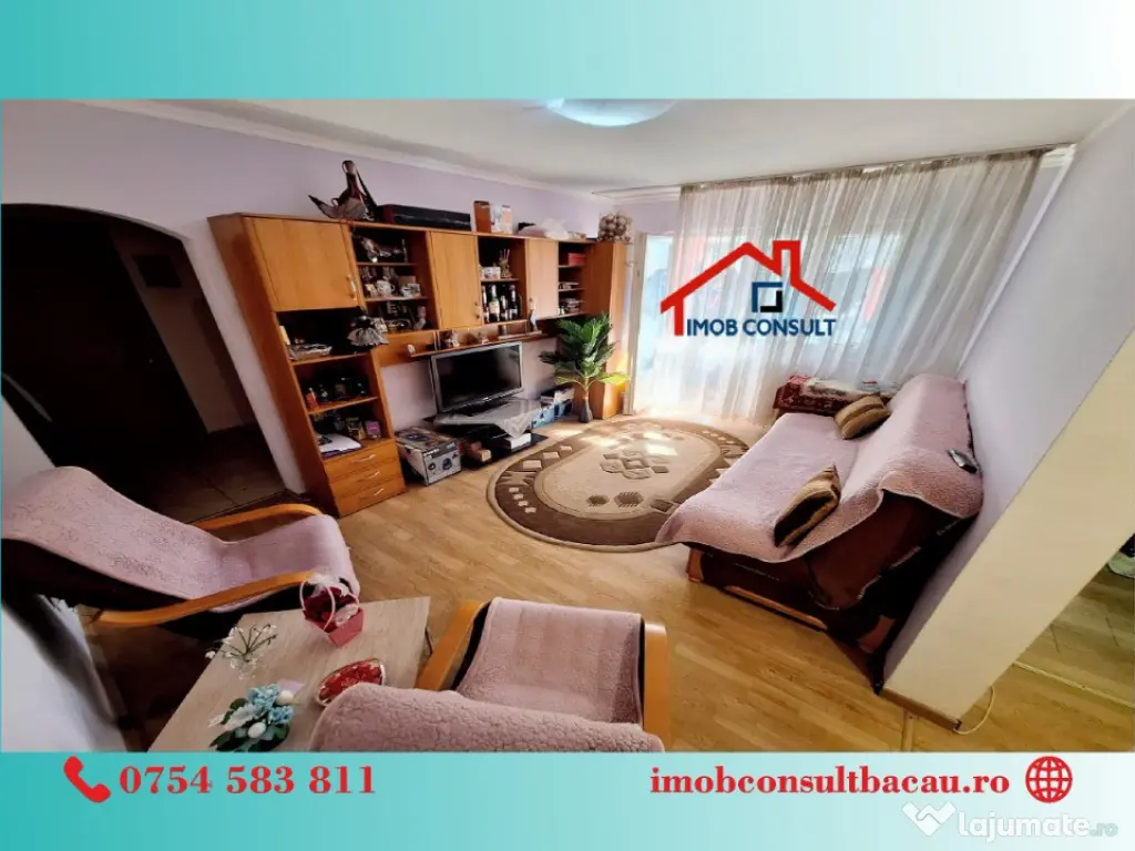 Apartament 2 camere, decomandat – Etaj 1! Cornișa Bistriței! CE1540 