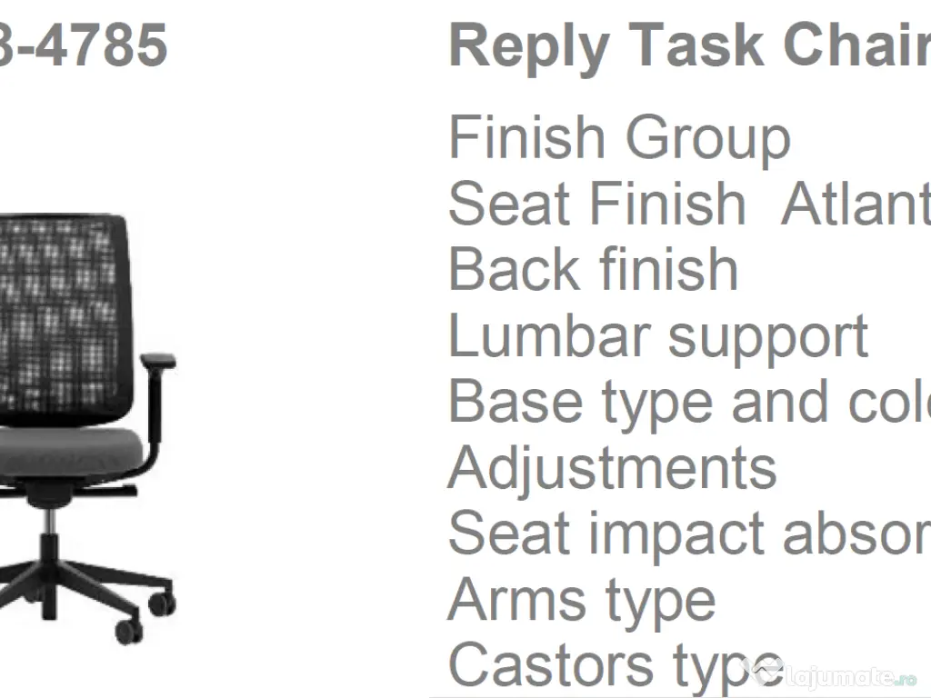 Scaune de birou noi Steelcase Reply Task 