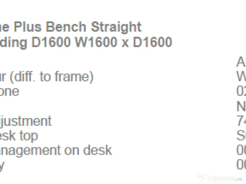 Birouri noi Steelcase 160x160cm 