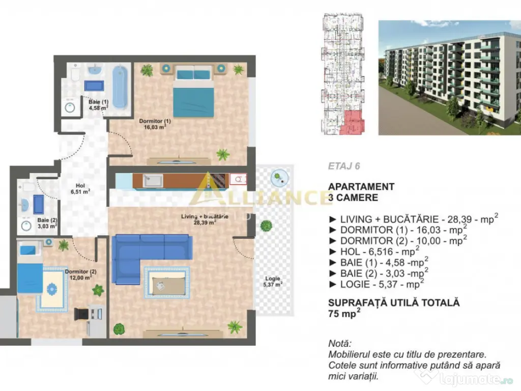 Nou Drumul Binelui 3 camere discount 10.000 euro 