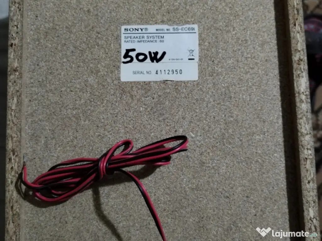 Boxe Sony ss ec69i de 50 W 