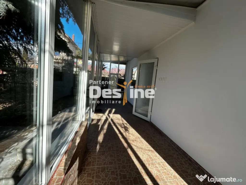 Casă de închiriat Copou 5CD 100MP parter+mansarda+curte 