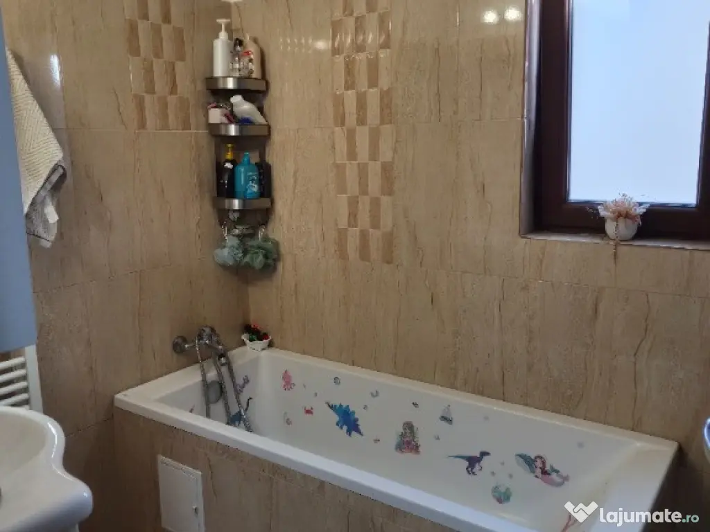 Apartament duplex gradina(~40mp)–2 camere+2 camere+mansarda Nord Est