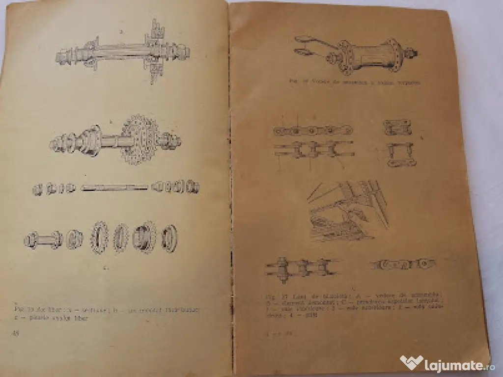 Broșură rară "Bicicleta" (1960s) - Colecția Mâini Îndemânatice - Retro 