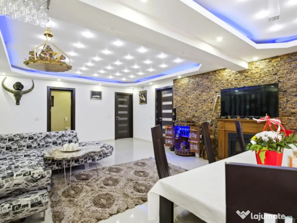 Casă spațioasă P+1 | 4 dormitoare | garaj dublu | teren 7 