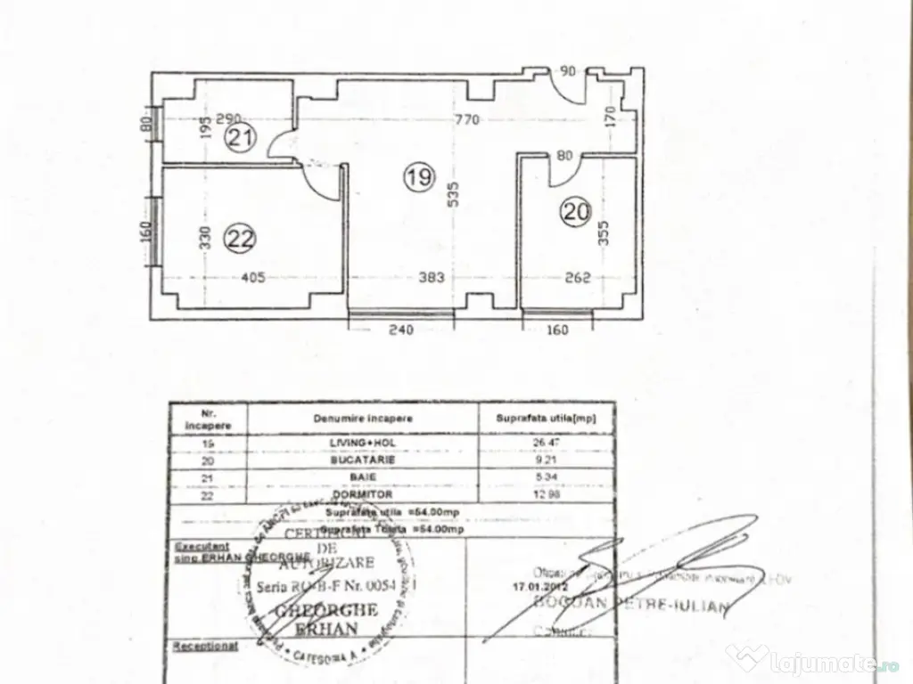 Apartament cu 2 camere | Loc de parcare acoperit | Semimobilat 