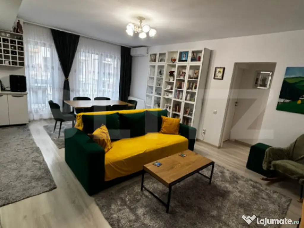 Apartament luminos 3 camere, 75 mp, etaj intermediar, zona E 