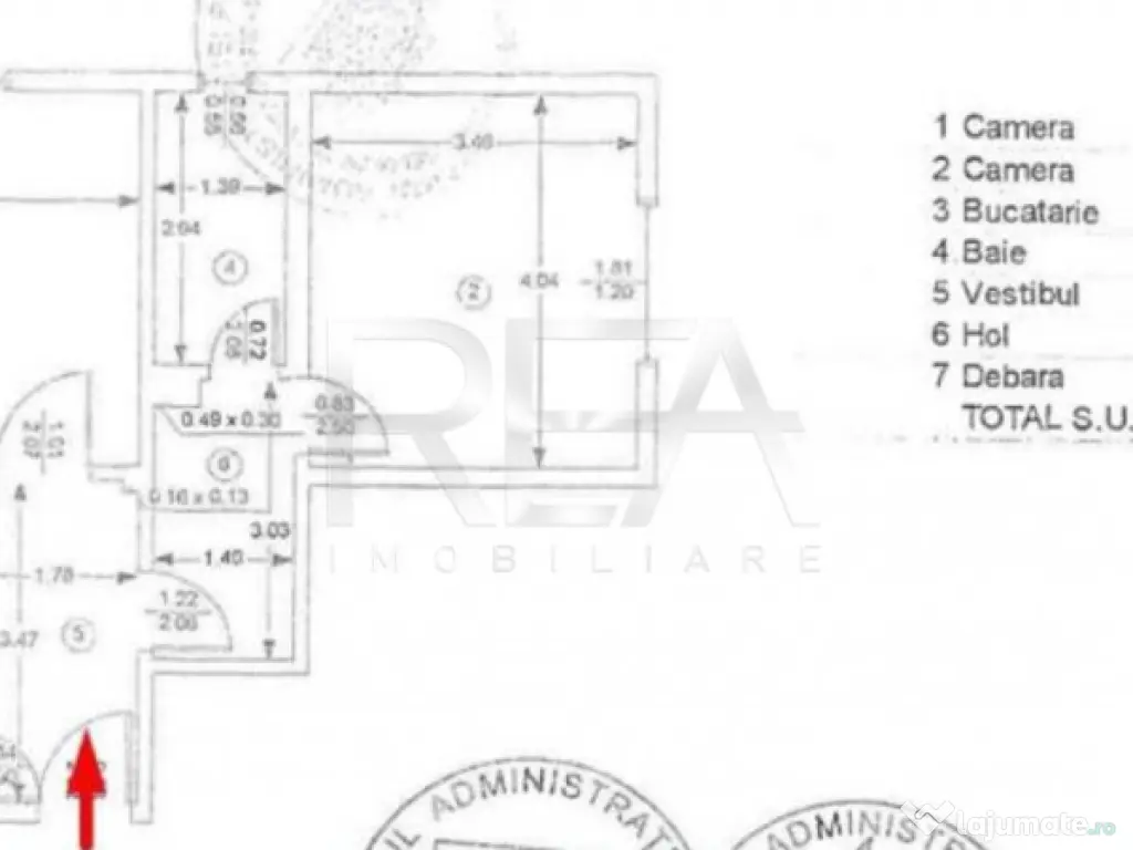 2 Camere- Decomandat- Liceul Stefan Odobeja 