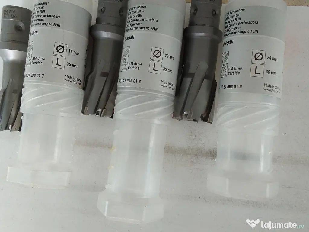 Carote FEIN,HM ultra CARBIDE quiqin  noi pentru mașină de găurit magnetică, 